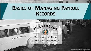 Basics of Managing Payroll Records [upl. by Eenehs]