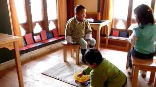 AMI Montessori class in Paro Bhutan [upl. by Niles]