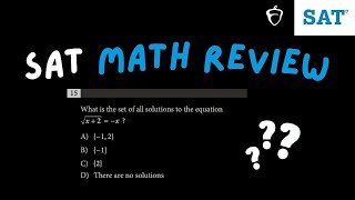 Full Math SAT Review 2024  Problem Walkthrough [upl. by Chally]