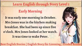 Learn English through Story  Level 1 Best English Story for Listening  Graded Reader [upl. by Deana]