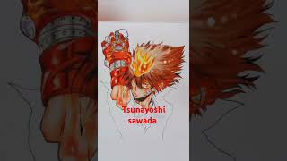 Drawing of tsunayoshi sawada from katekyo Hitman Reborn 😊 anime drawing learning [upl. by Ramsey901]