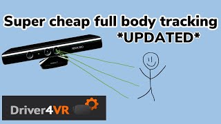 How to do full body tracking in vr with Kinect OLD NEW IN DESCRIPTION [upl. by Rego]