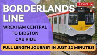 Wrexham Central to Bidston Borderlands Line high speed full length cab ride in 12 minutes train uk [upl. by Andrea193]