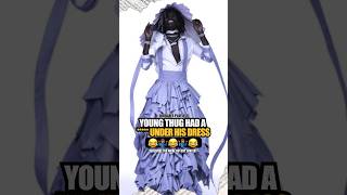 Young Thug had the strap on under his dress 😂🤷🏽‍♂️💯 youngthug hiphop rap [upl. by Henigman]