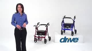 Drive Medical Duet Rollator Transport Chair [upl. by Trueblood]