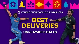 Every unplayable delivery from Cricket World Cup 2023 💫 [upl. by Devine478]