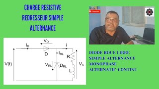 Video N° 437 Redresseur monophasé simple alternance inductive [upl. by Xila]