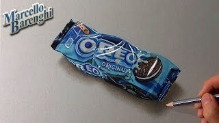 Drawing 3D Oreo cookies [upl. by Volding]