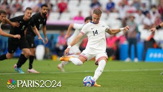 Djordje Mihailovics penalty gives US first goal at Paris Olympics vs New Zealand  NBC Sports [upl. by Utica]