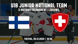 U18 Finland vs Switzerland  5Nations Tournament  Zuchwil SUI [upl. by Theona]