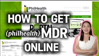 ✅PAANO KUMUHA NG PHILHEALTH MDR ONLINE  MDR PHILHEALTH ONLINE [upl. by Adelina]