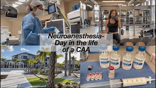 Behind the Scenes Neurosurgery with an Anesthesiologist Assistant Day in the life vlog [upl. by Aihsiyt647]