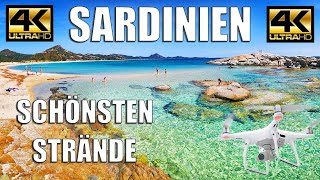 Die Schönsten Strände Sardiniens Italiens SARDINIEN 4K Süden Traumstrände Fähre Drohne Meer [upl. by Odlamur]