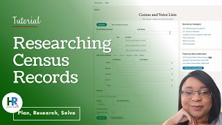 Tutorial Census Research Overview  Uncovering Your Ancestry Roots [upl. by Kwabena]