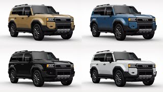 New 2024 Toyota Land Cruiser  COLORS [upl. by Neyuq]