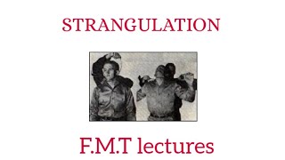 Strangulation  Types and Postmortem finding   FMT lectures [upl. by Past]