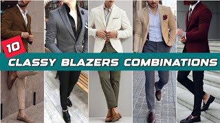 10 Attractive Blazers with Matching Shirt and Pant Combo  Shirt Pant and Coat Combination [upl. by Odnumyar]