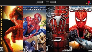 All SpiderMan Games for PSP  Playstation Portable Games [upl. by Marilyn665]