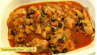 Pollo Guisado Sabroso y Facil de Hacer [upl. by Diad]