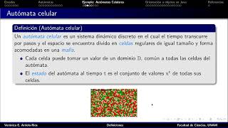2020 11 25 22 06 18 3 Autómatas celulares Vol [upl. by Atirahs]
