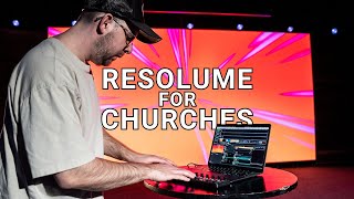 Intro to Resolume for Church LED Screens How to Integrate with ProPresenter [upl. by Sinnaiy]