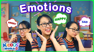 Learning About Emotions and Feelings with Miss V  Teaching Educational Videos for Children [upl. by Retsim]