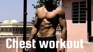 Chest Workout How to build a perfect chest l Shashank Singh Shekhawat [upl. by Rambort]