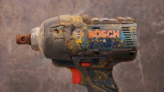 Cordless Impact Wrench Restoration BOSCH GDS 18VEC 300 ABR [upl. by Claudelle109]