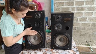 Repair a Kenwood speaker with a broken coil [upl. by Wendalyn434]