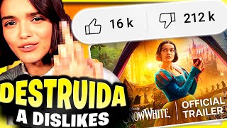 Blancanieves de Rachel Zegler es DESTRUIDA A DISLIKES 🤣 Disney Woke EN PÁNICO TOTAL [upl. by Cameron]