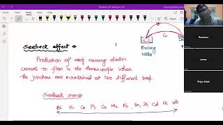 L1 ON THERMOELECTRICITY BY RAM TIWARI [upl. by Yrtnahc]