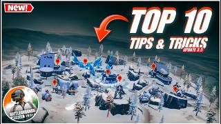 TOP 10 NEW TIPS amp TRICKS IN NEW WINTER MODE UPDATE 35 IN BGMI  UPDATE 35  Mew2 [upl. by Leile553]