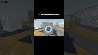 LG Service Mode Steam Washing Machine Destruction Roblox😱 shortsvideo shorts laundry washers [upl. by Nerral]