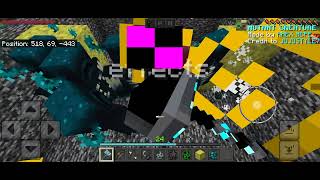 3 netherite golems with armor enchanted lvl 9999999 no weapons vs 10 wardens but golem get punch [upl. by Hwu]