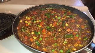 CARNE MOLIDA CON VERDURAS  Quick meal [upl. by Surad]