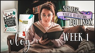 🔎 Week 1 The Reappearance of reading 🕵️‍♀️ Magical Readathon reading vlog [upl. by Rosa640]