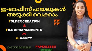 HOW TO ARRANGE EOFFICE FILE  HOW TO CREATE FOLDER IN EOFFICE  EOFFICE 725  MD TEQ [upl. by Okoyik]