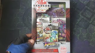 NEW BAKUGAN PRO FUSION FORCE FANGZOR MANTONOID CARD COLLECTION PACK UNBOXING [upl. by Toombs]