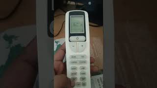 A C remote timer set  How to set time A C remote [upl. by Mahan956]