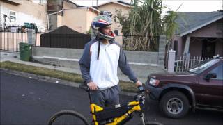 Electric Bike Hill Climb Worlds Third Steepest Street Eldred Street Los Angeles CA [upl. by Neibaf]