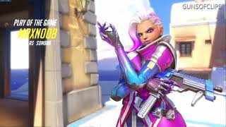 OVERWATCH BRONZE SOMBRA RECKS IN COMPETETIVE [upl. by Newra]