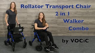 VOCiC Rollator Walker Transport Chair 2in1  Mothers Day SALE on NOW [upl. by Adimra735]