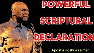 quotUnlock Divine Power Through Bold Scriptural Declarationsquot  APOSTLE JOSHUA SELMAN  DIVINE FAVOR [upl. by Hgielrebmik]