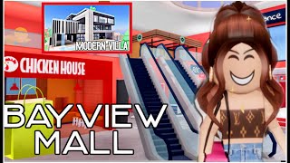 NEW BAY VIEW MALLIS OPEN  NEW AWESOME MODERN VILLA IN BAYVIEW ROBLOX [upl. by Hadria215]