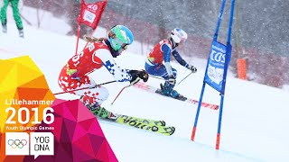 Alpine Skiing  Mixed Team Event  Full Replay  Lillehammer 2016 Youth Olympic Games [upl. by Ihtraa]