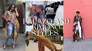 Cute palazzo and kimono jacket styles for stylish ladies [upl. by Dloreg417]