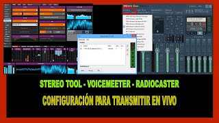 ✅ CONFIGURAR 2022 STEREO TOOL  VOICEMEETER  RADIOCASTER [upl. by Navis]