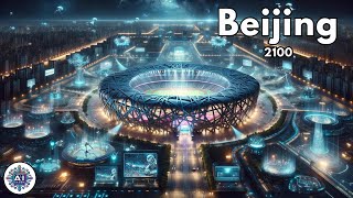 🌟 Beijing 2100  Futuristic AI Renderings of Iconic Landmarks 🏰🤖 [upl. by Huey]