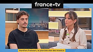 Aurélien Froissart  first EXCLUSIVE INTERVIEW on French Television [upl. by Hartzke]