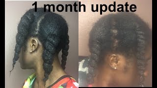 African CHEBE 1 Month UPDATE AMAZING results  MUST SEE  Curly Proverbz Hair Growth Oil [upl. by Lilla921]